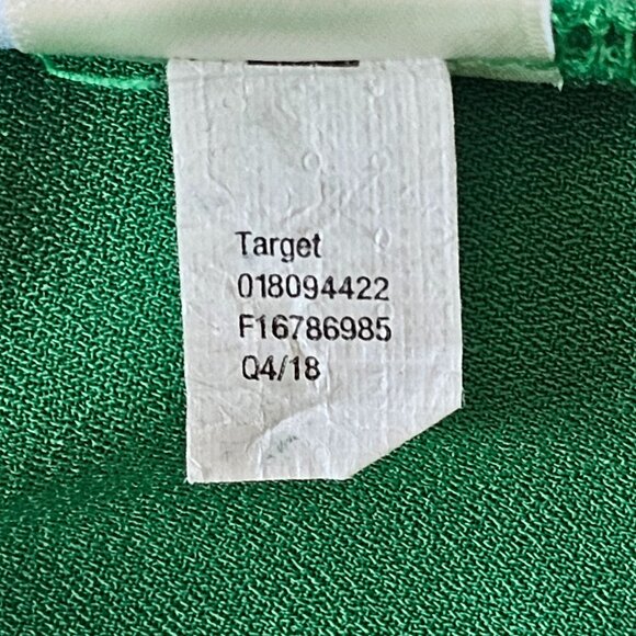 Green Shift Dress V-Neck Midi a new day Sz M Green Holiday Office - Picture 8 of 8